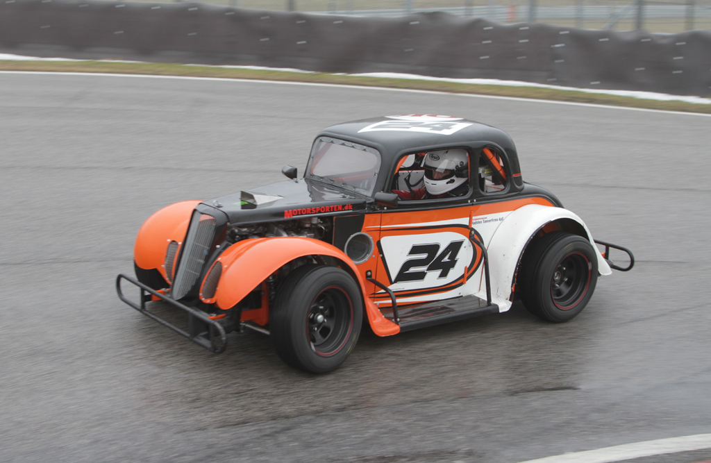 Der har været mulighed for at teste på både tør og våd bane
(Foto: Motorsporten.dk)